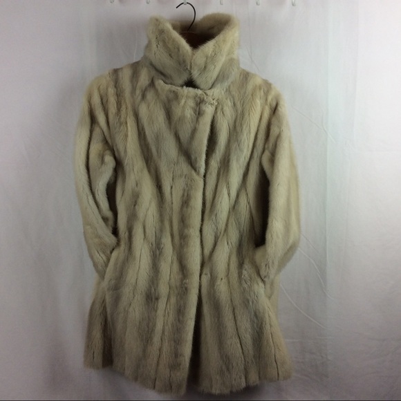 Vintage fur mink coat super fun coat very warm